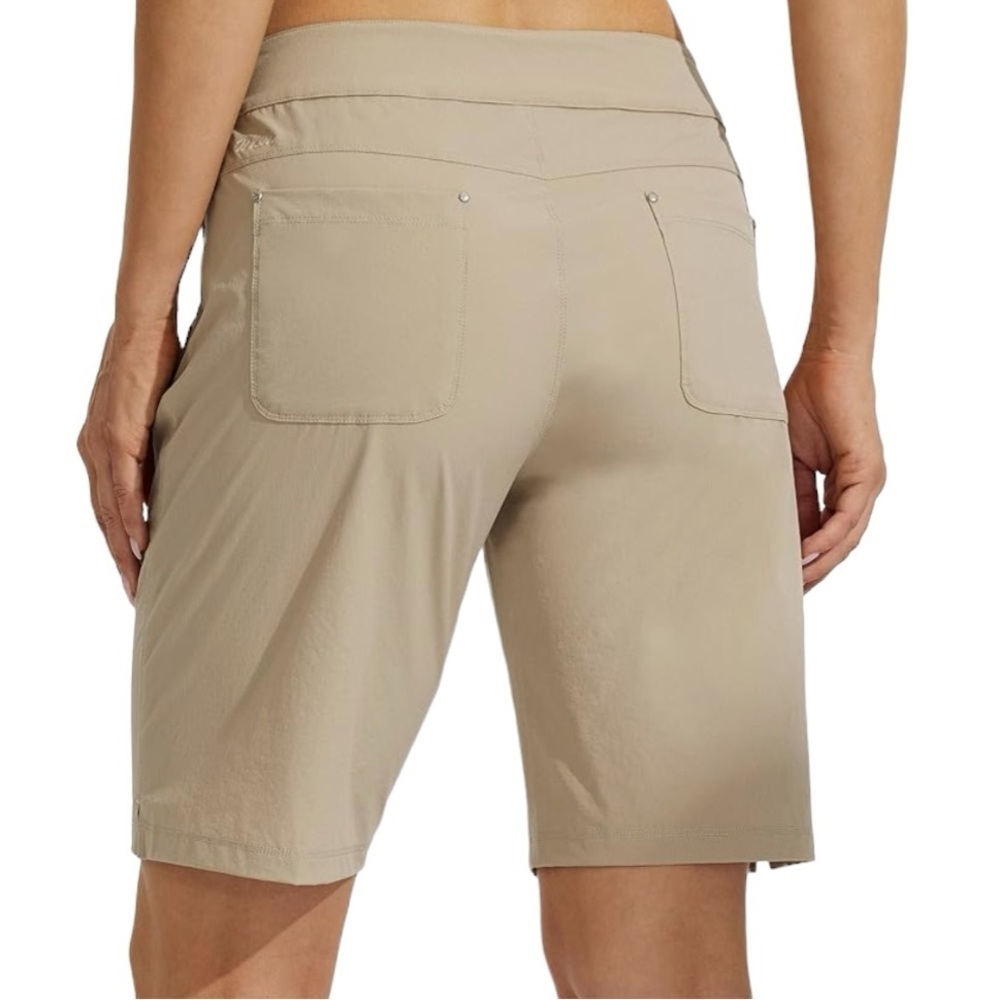 NWT Willit UPF 50+ Khaki Athletic Golf Hiking Shorts Size 4 - Picture 2 of 4